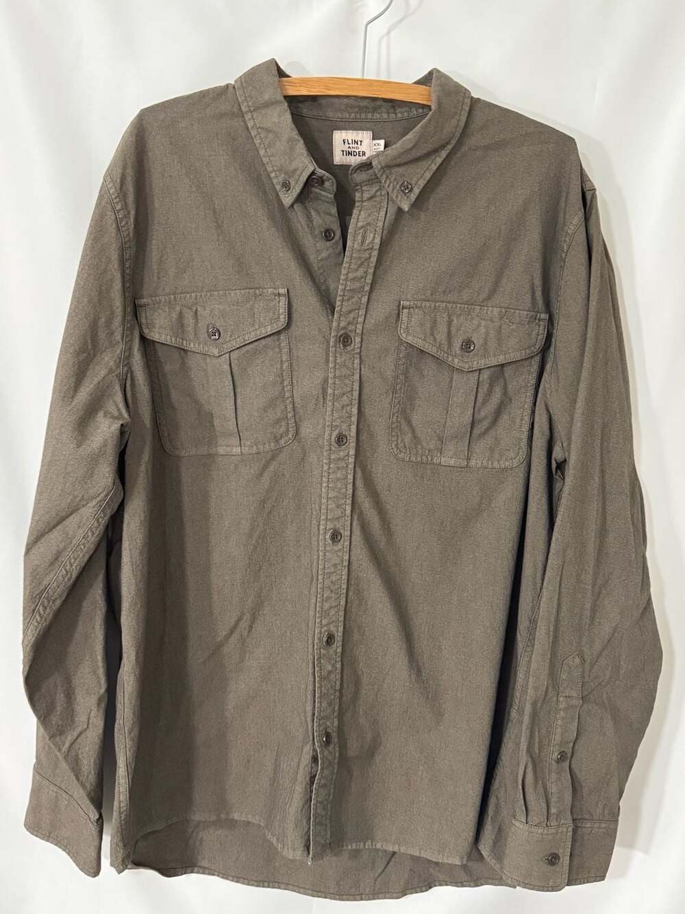 Flint And Tinder Stretch Utility Shirt Size XXL Saltbush